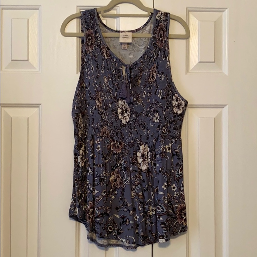Flower pattern shirt